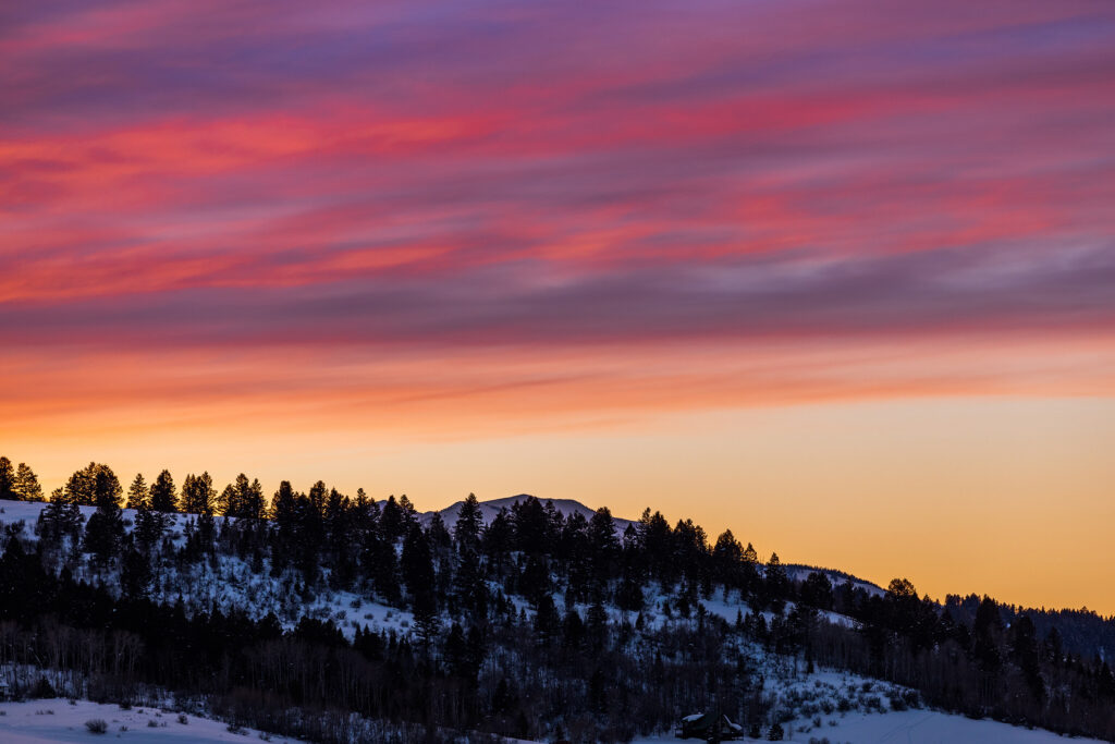 Caribou Mountain Sunset